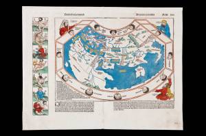 World map, untitled, 1493